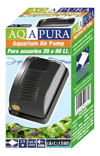 BOMBA DE AIRE AQUAPURA 20 a 60 lt